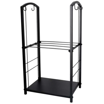 Stojak na drewno kominkowe regał metalowy akcesoria do kominka