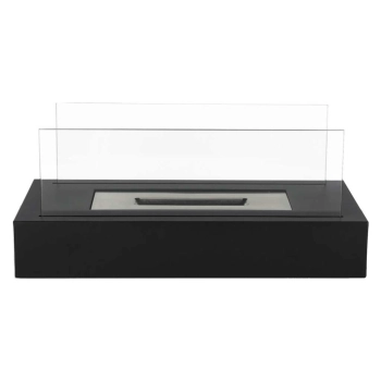 Biokominek wolnostojący stołowy bezdymny na biopaliwo prostokątny