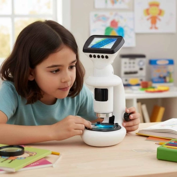 Mikroskop elektronowy wifi USB ekran LCD 200x 1000x