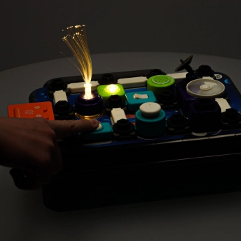 Mały elektryk elektronik zestaw edukacyjny 12 kart 58 elementów