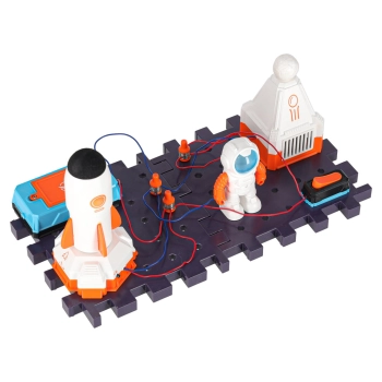 Mały elektronik elektryk zestaw edukacyjny stacja kosmiczna