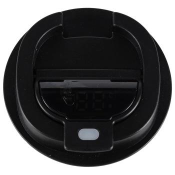 Kubek termiczny z ustnikiem termos LED 500ml czarn