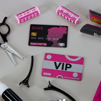 Zestaw fryzjerski dla dzieci suszarka prostownica światło dźwięk 19 elementów