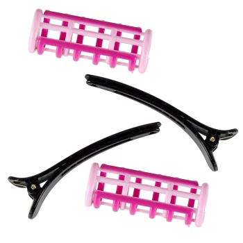 Zestaw fryzjerski dla dzieci suszarka prostownica światło dźwięk 19 elementów