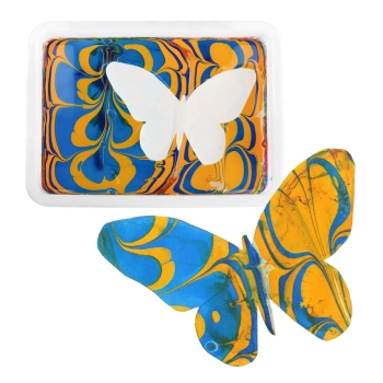 Malowanie na wodzie ebru zestaw kreatywny artystyczny akcesoria 12 kolorów