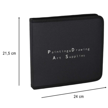 Ołówki do szkicowania rysowania zestaw plastyczny 54 elementy