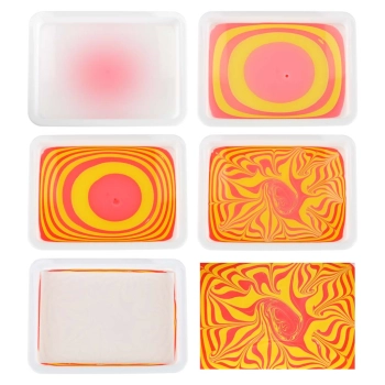 Malowanie na wodzie ebru zestaw kreatywny artystyczny akcesoria 8 kolorów