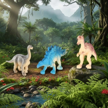 Dinozaury wykopaliska jajko dinozaura 12 figurek zestaw archeologiczny