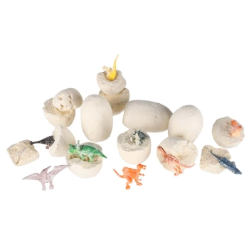 Dinozaury wykopaliska jajka dinozaura figurki zestaw archeologiczny 12 jajek