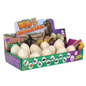 Dinozaury wykopaliska jajka dinozaura figurki zestaw archeologiczny 12 jajek