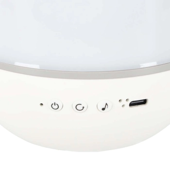 Lampka nocna projektor gwiazd LED USB obrotowy 6 motywów pilot królik