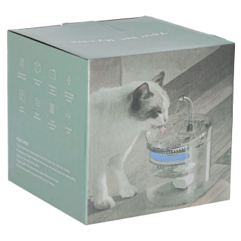 Poidełko fontanna dla psa kota zwierząt automatyczne poidło USB 1,8l filtr czyszczący