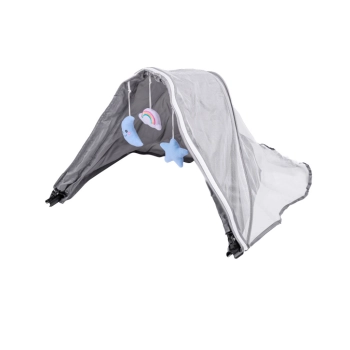 Łóżeczko dziecięce turystyczne składane dwupoziomowe przewijak max. 15kg