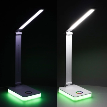 Lampka na biurko biurkowa LED USB dotykowa podświetlana RGB regulacja światła