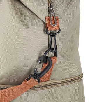 Torba podróżna sportowa bagaż podręczny do samolotu turystyczna beżowa