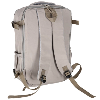 Plecak podróżny turystyczny bagaż szary 45x30 cm