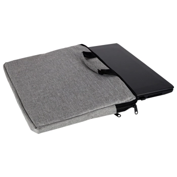 Torba na laptopa 15,6 cali etui pokrowiec teczka damska męska szara