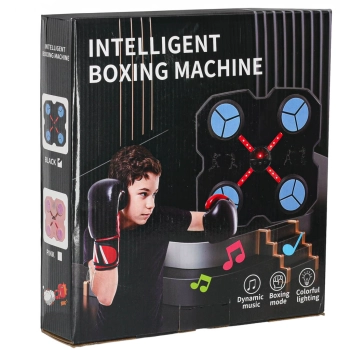 Tarcza bokserska treningowa na ścianę trenażer muzyka LED USB rękawice