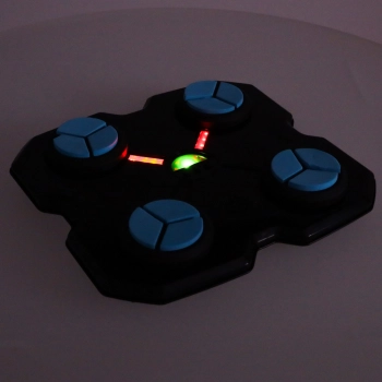 Tarcza bokserska treningowa na ścianę trenażer muzyka LED USB rękawice