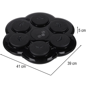 Tarcza bokserska treningowa na ścianę trenażer muzyka LED USB rękawice