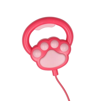 Kotek interaktywny na smyczy miauczy chodzi rusza ogonem beżowy