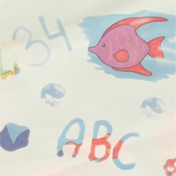 Mata wodna do malowania rysowania wodą mazaki pieczątki szablony wałek okrągła 80cm wodny świat