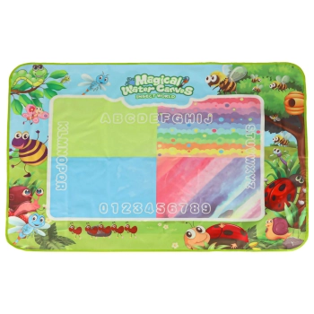 Mata wodna do malowania rysowania wodą mazaki pieczątki szablony wałek 120x90cm łąka