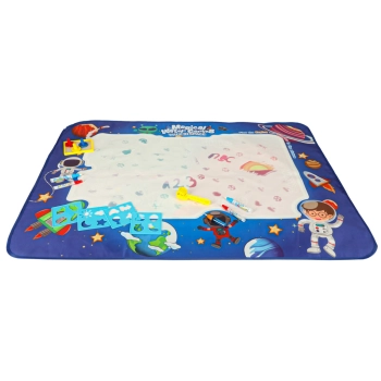 Mata wodna do malowania rysowania wodą mazaki pieczątki szablony wałek 120x90cm kosmos