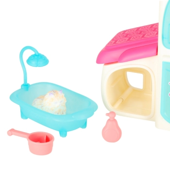 Hotel dla zwierząt domek spa dla psa kota zwierzątka akcesoria 26 elementów