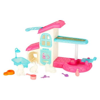 Hotel dla zwierząt domek spa dla psa kota zwierzątka akcesoria 26 elementów