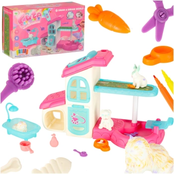 Hotel dla zwierząt domek spa dla psa kota zwierzątka akcesoria 26 elementów