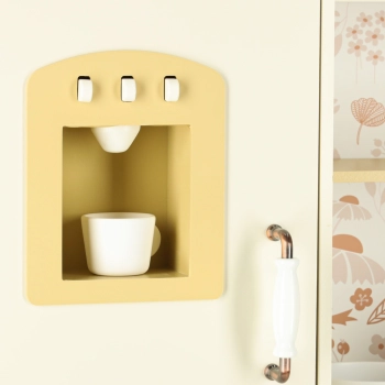 Kuchnia dla dzieci drewniana kran z wodą dźwięki światła 90cm