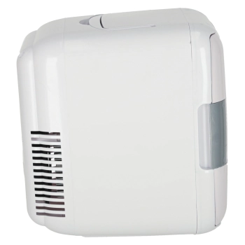 Lodówka turystyczna elektryczna samochodowa mini na jedzenie kosmetyki grzanie chłodzenie 2w1 4L biała