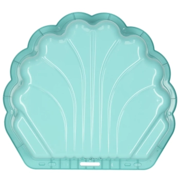 Piaskownica zamykana basen Muszelka Twins podwójna 2w1 160x87,5x19,5cm miętowa