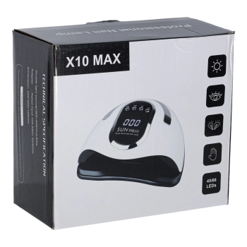 Lampa do paznokci Sun X10 UV 45 LED 280W manicure hybrydy żele