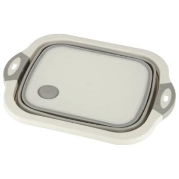 Miska składana silikonowa z odpływem deska do krojenia zlew turystyczny ociekacz