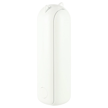 Wiatrak biurkowy wentylator mini ręczny składany wiatraczek przenośny USB biały