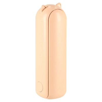 Wiatrak biurkowy wentylator mini ręczny składany wiatraczek przenośny USB różowy