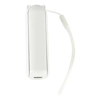 Wiatrak biurkowy wentylator mini ręczny składany wiatraczek przenośny USB biały