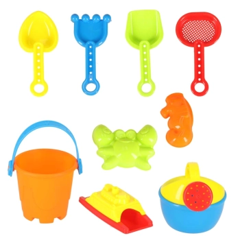 Stolik wodny cztery części piaskownica łopatki konewka stołek