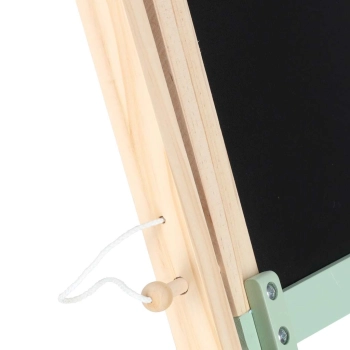 Tablica drewniana LULILO Kredo akcesoria kredy markery magnesy kosze 110cm