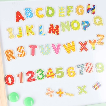 Tablica drewniana LULILO Kredo akcesoria kredy markery magnesy kosze 110cm