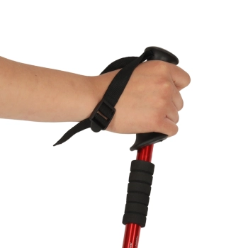 Kijki kije trekkingowe do nordic walking składane 2 sztuki czerwone