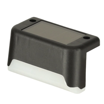 Lampa solarna schodowa ogrodowa zewnętrzna LED na schody czujnik zmierzchu 8 sztuk