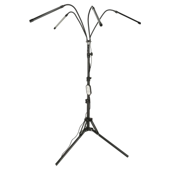 Lampa do roślin LED uprawy wzrostu panel na statywie 4x80LED