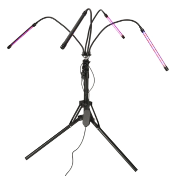 Lampa do roślin LED uprawy wzrostu panel na statywie 4x80LED