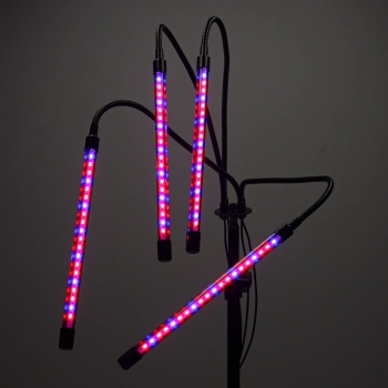 Lampa do roślin LED uprawy wzrostu panel na statywie 4x80LED