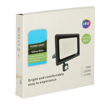 Lampa czujnik ruchu reflektor 100W