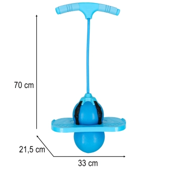 Skoczek dla dzieci pogo równowaga jumper niebieski