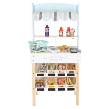 Market drewniany LULILO Melo stragan supermarket z kasą